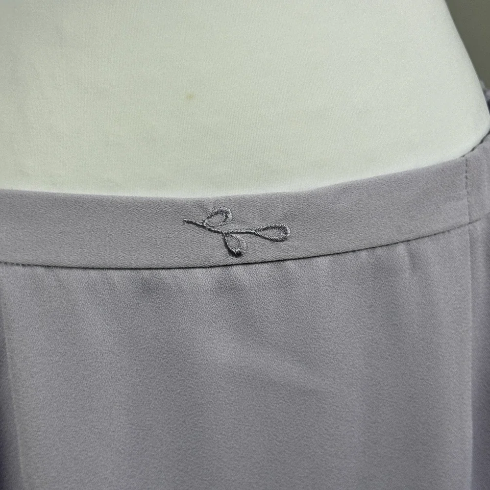 Vintage Lavender Embroidered Beaded Skirt Suit 2 Pc Womens 14 Church‎ Formal BMI